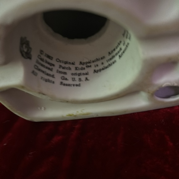 Cabbage Patch Baby Night Light; Perf Working Order; Porcelain, elec cord/switch - Picture 8 of 11